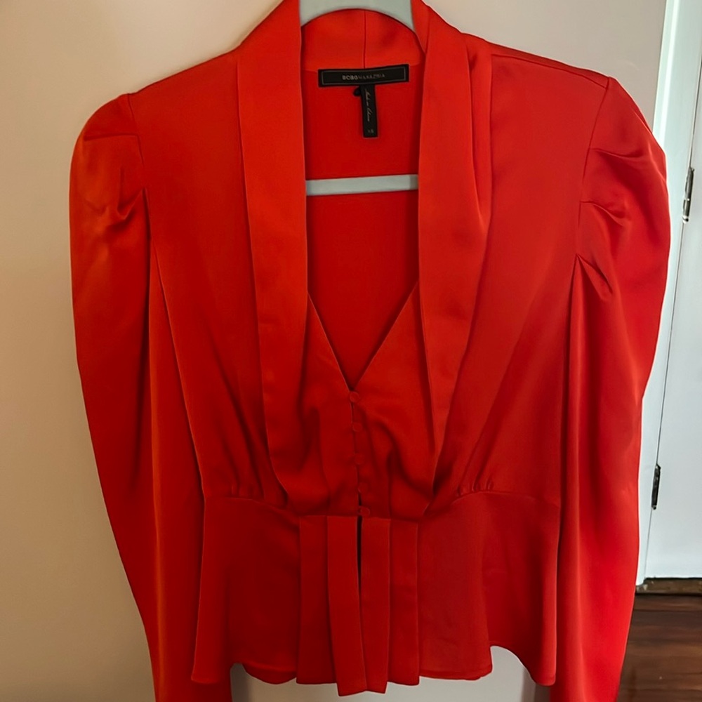 BCBG Cap Sleeve Blouse